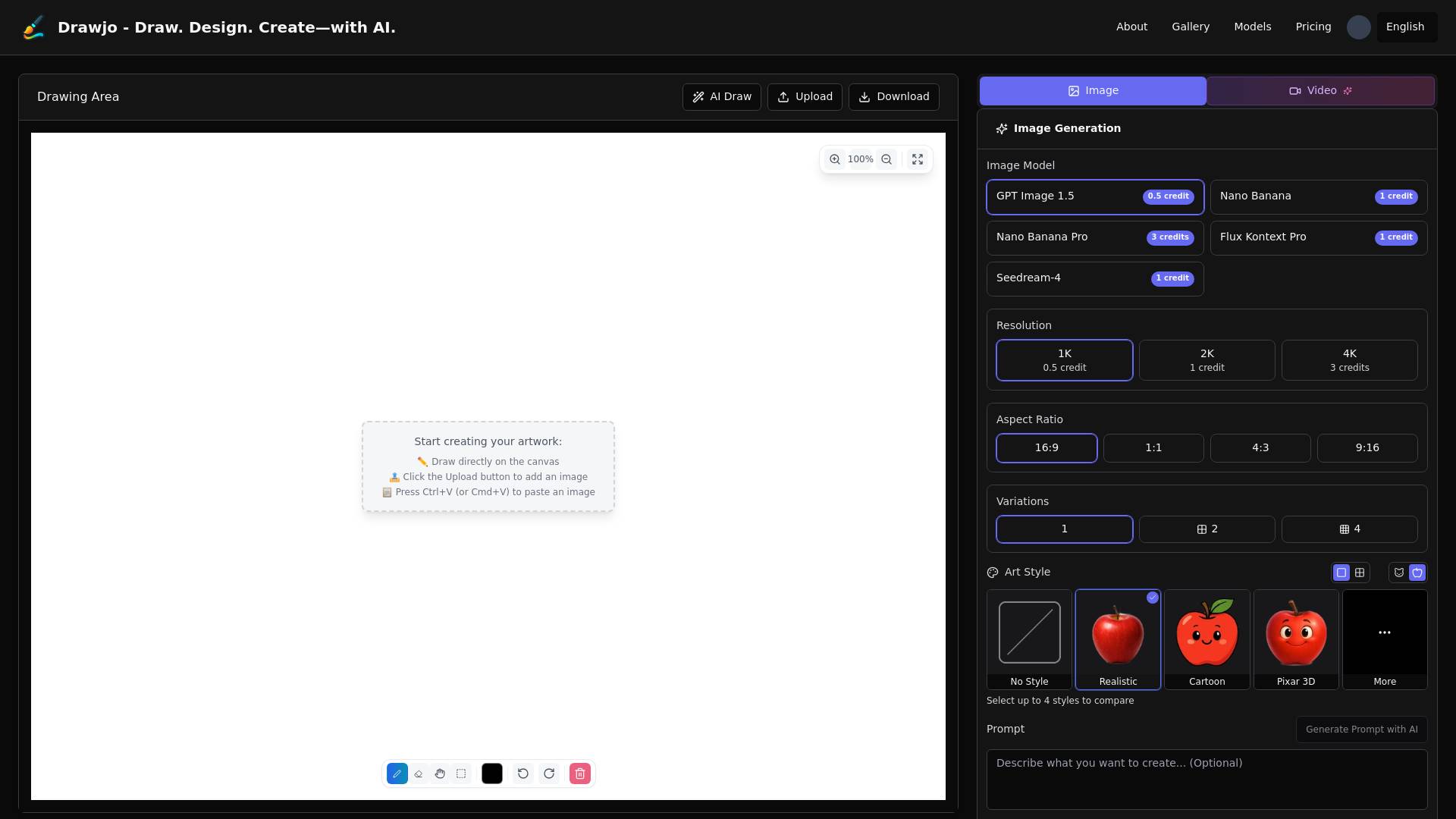 Drawjo screenshot