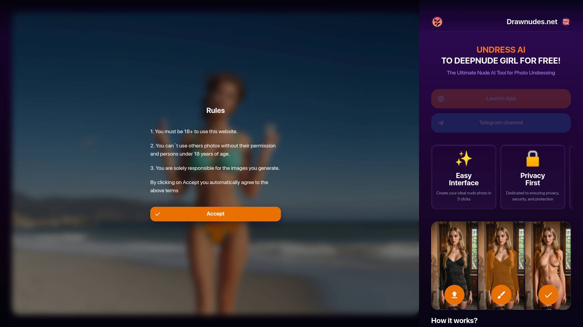 DrawNudes screenshot