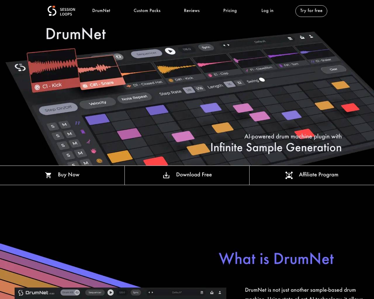 DrumNet screenshot