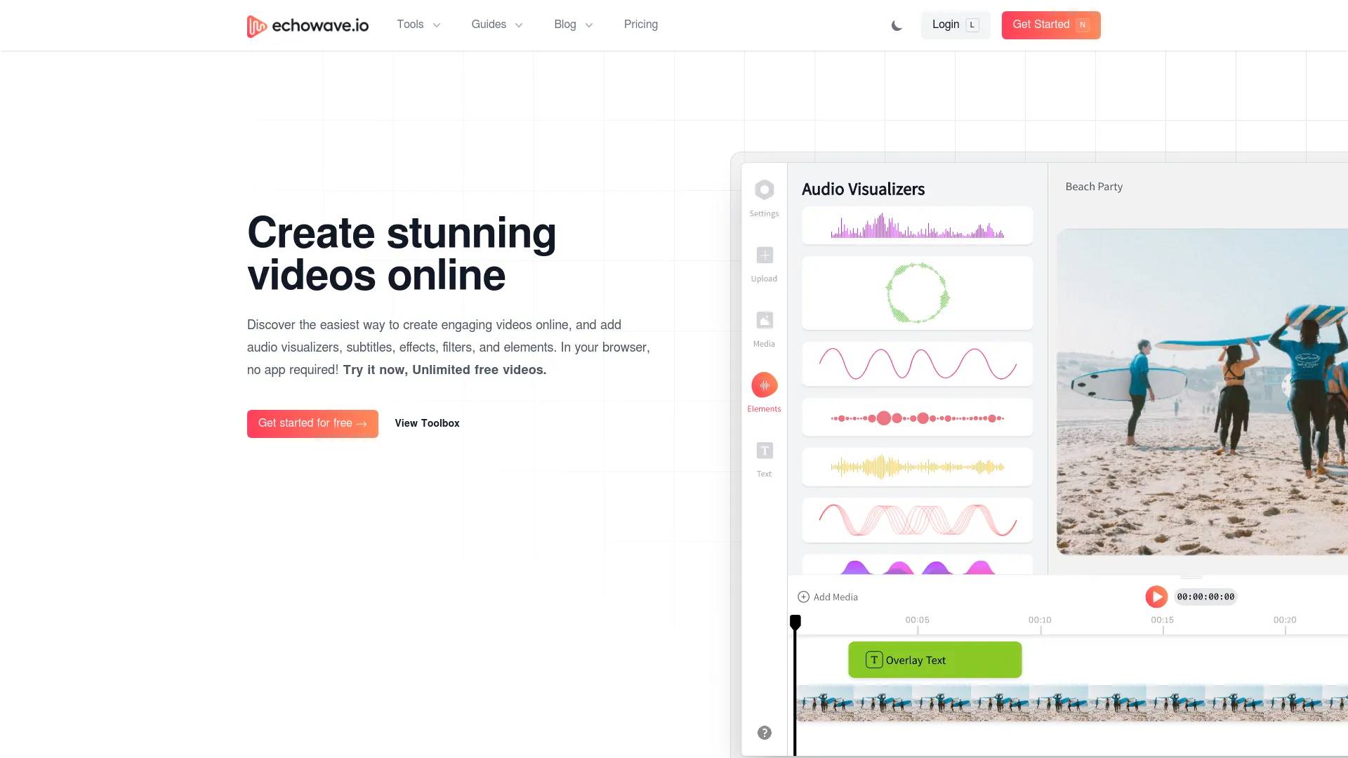 EchoWave screenshot