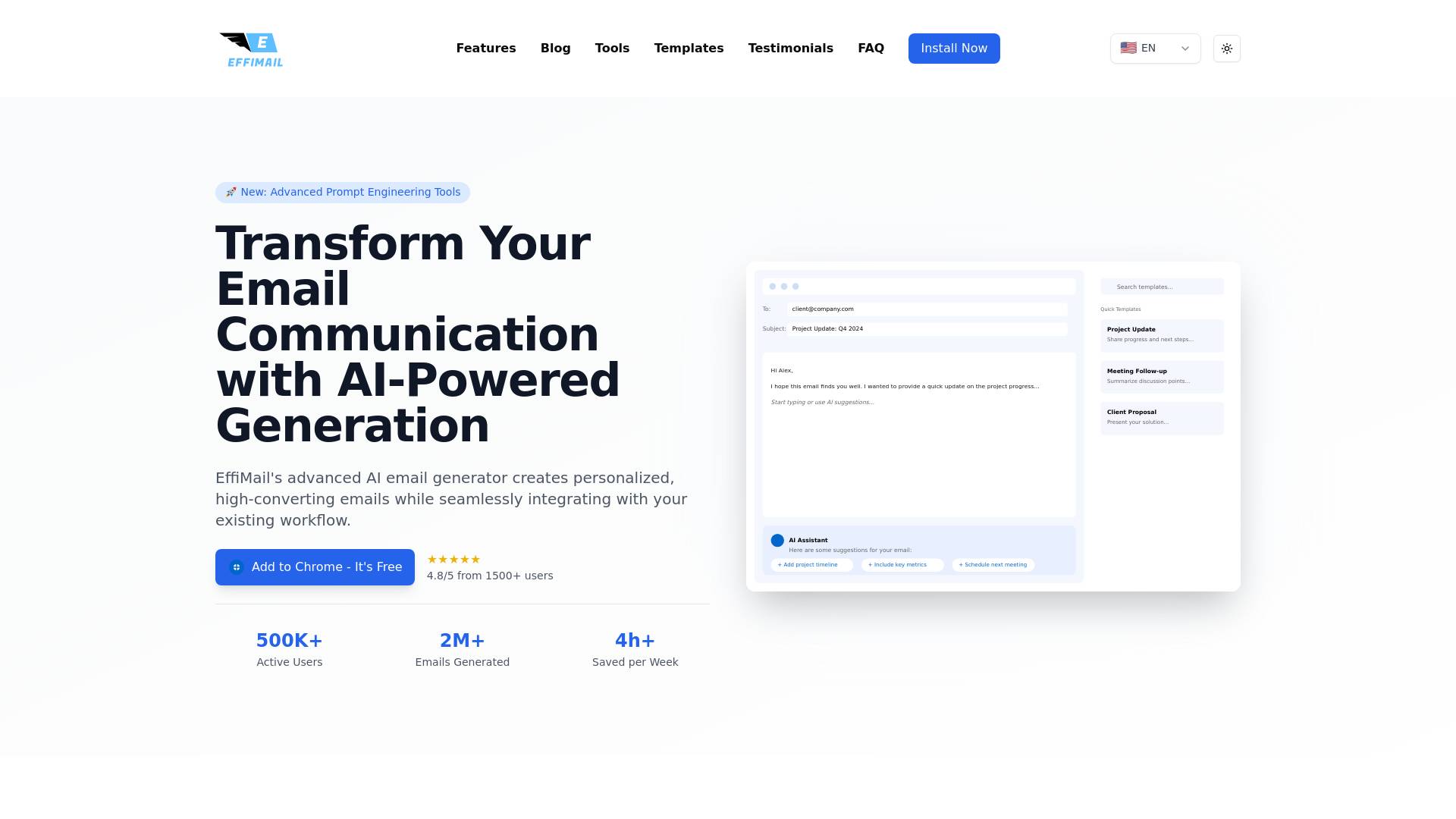 effimail screenshot
