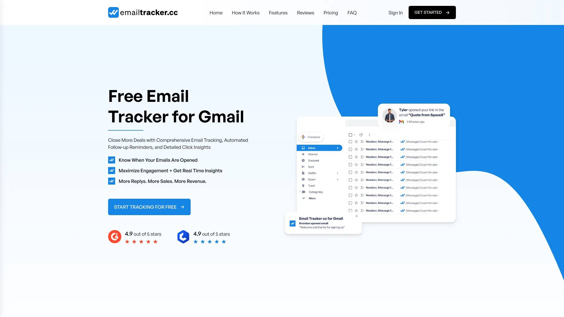 Email Tracker screenshot