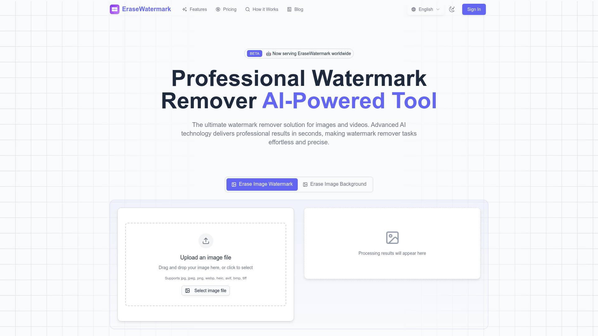 EraseWatermarkAI screenshot