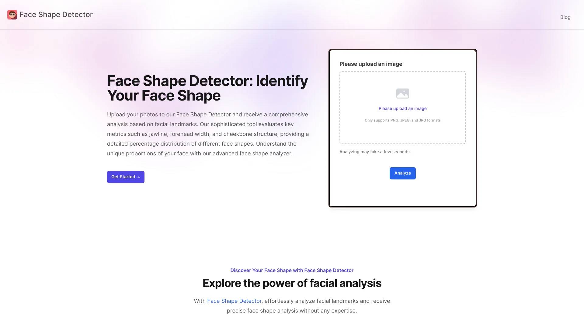 Face Shape Detector screenshot