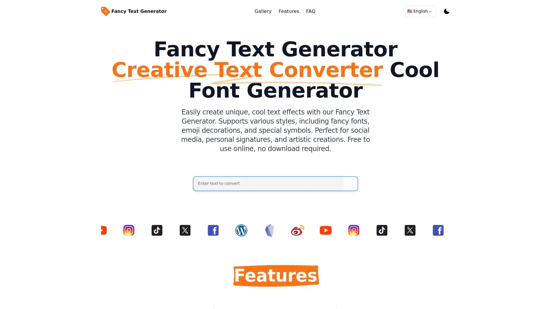 Fancy Text Generator