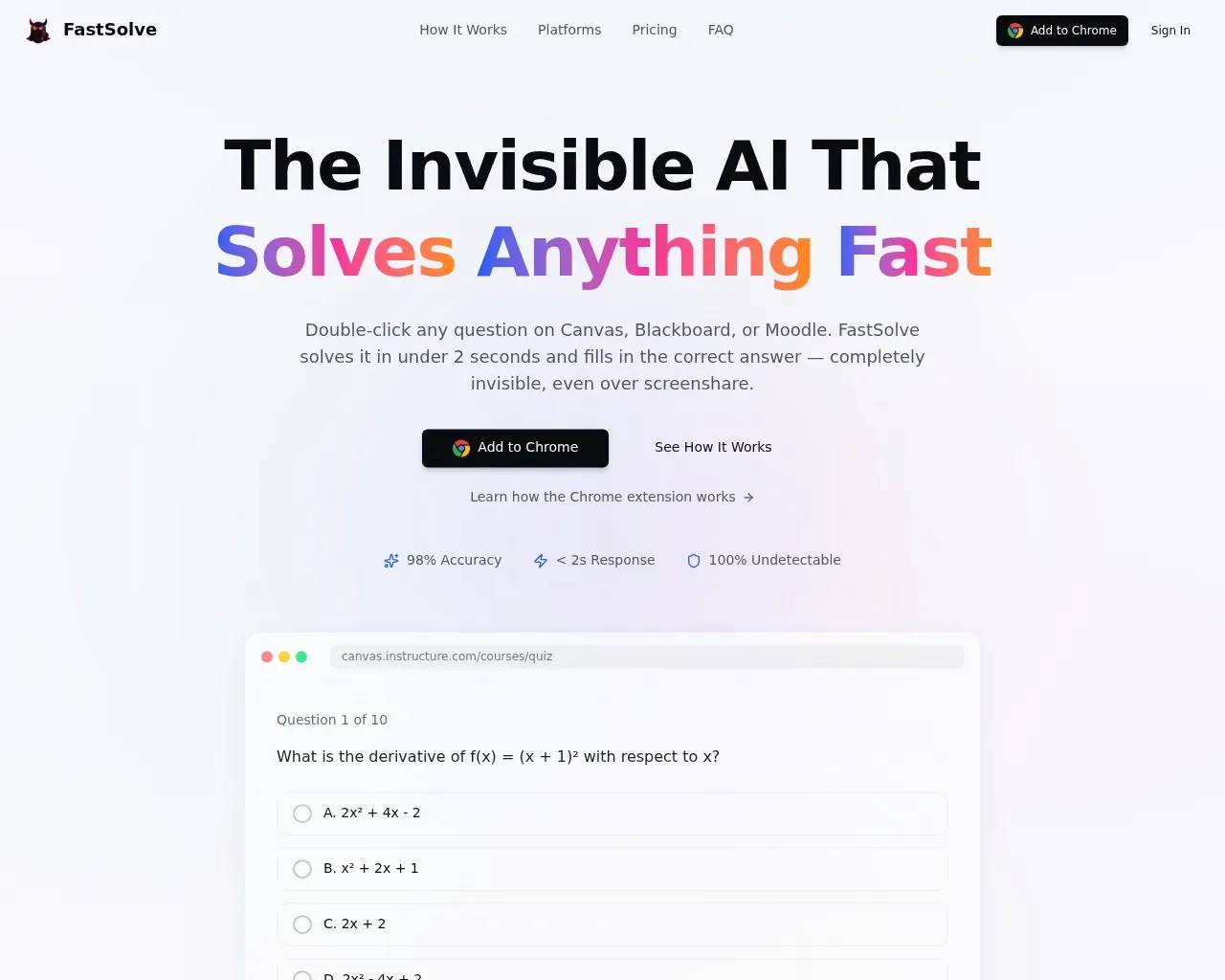 FastSolve screenshot