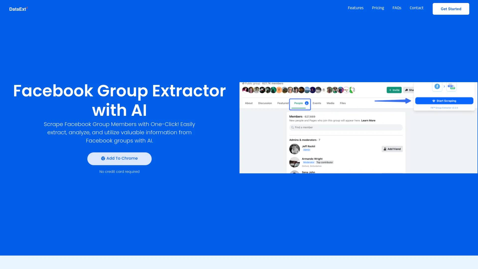 FB Group AI Extractor