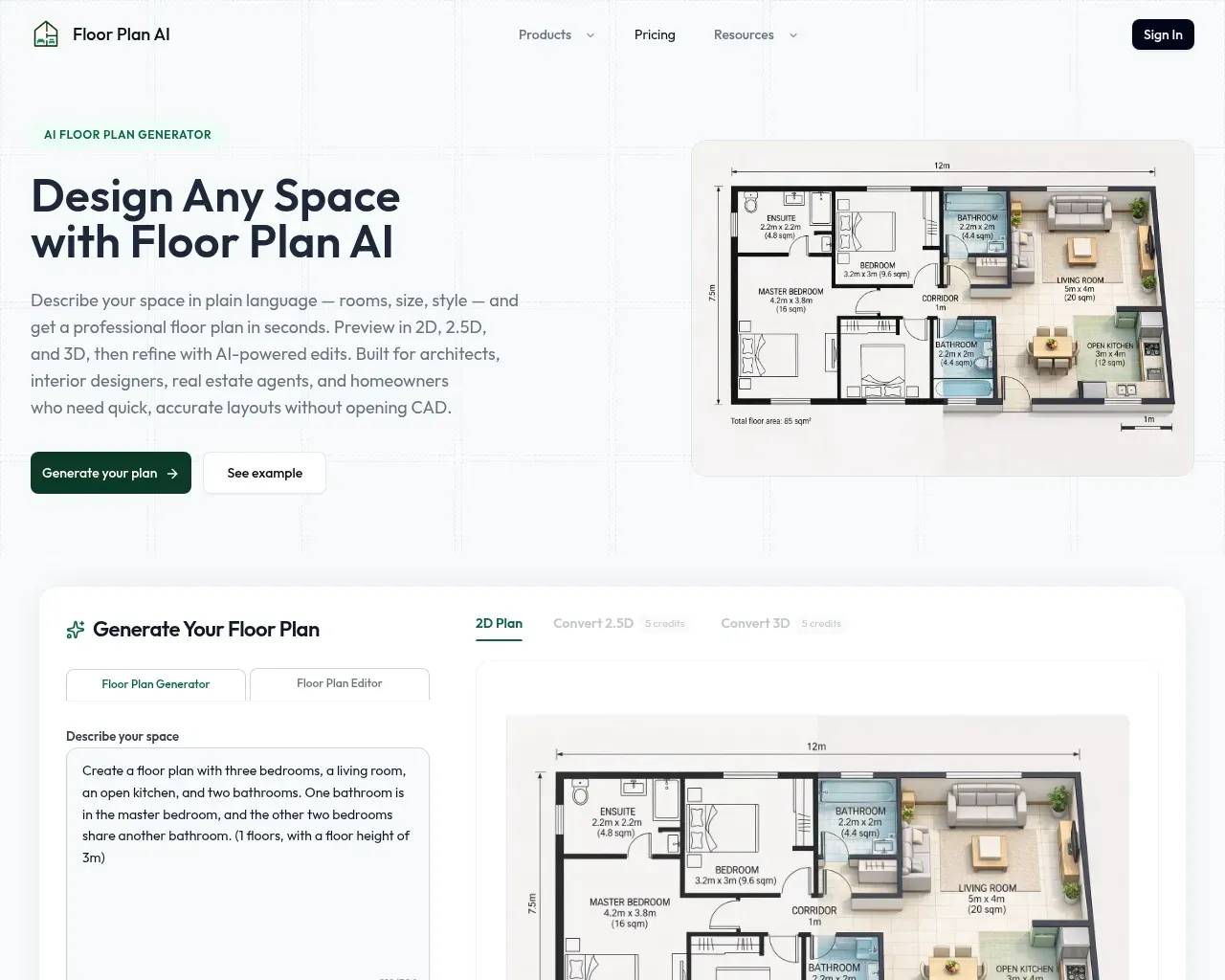 Floor Plan AI screenshot