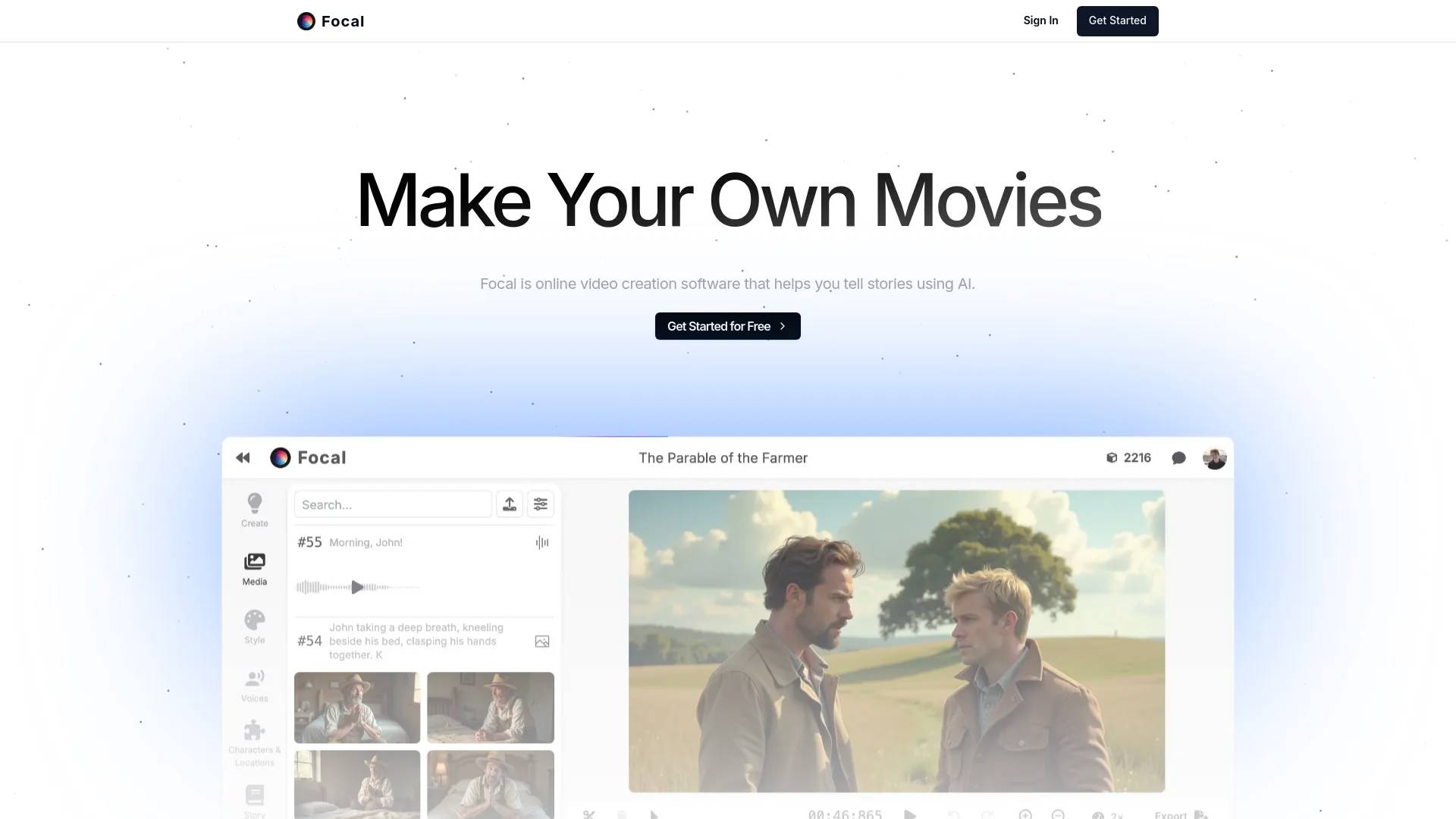 Focal screenshot
