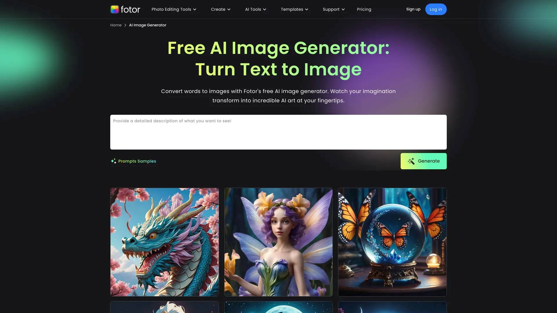 Fotor AI Image Generator