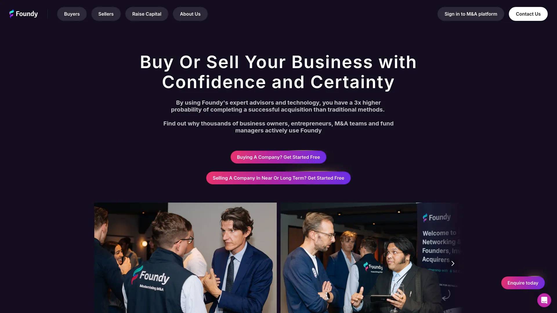 Foundy.com screenshot