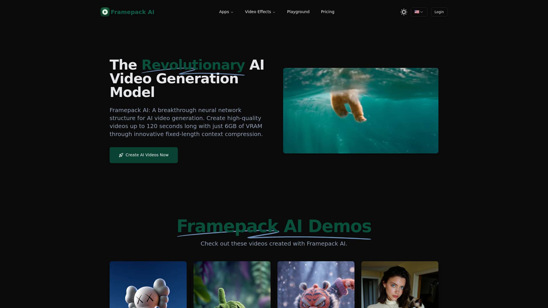 Framepack AI screenshot