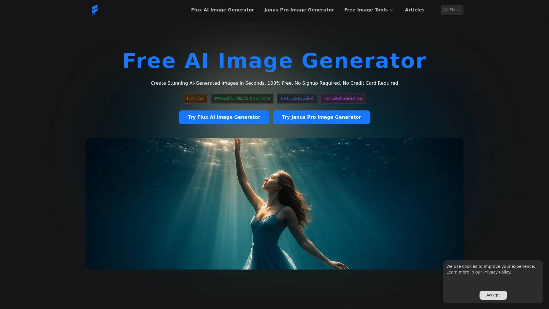 Free AI Image Generator screenshot