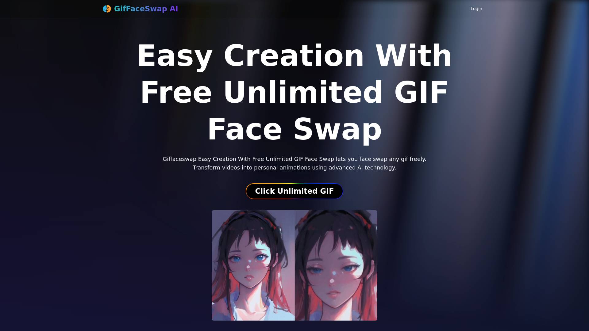 Free Giffaceswap (no sign-up) screenshot