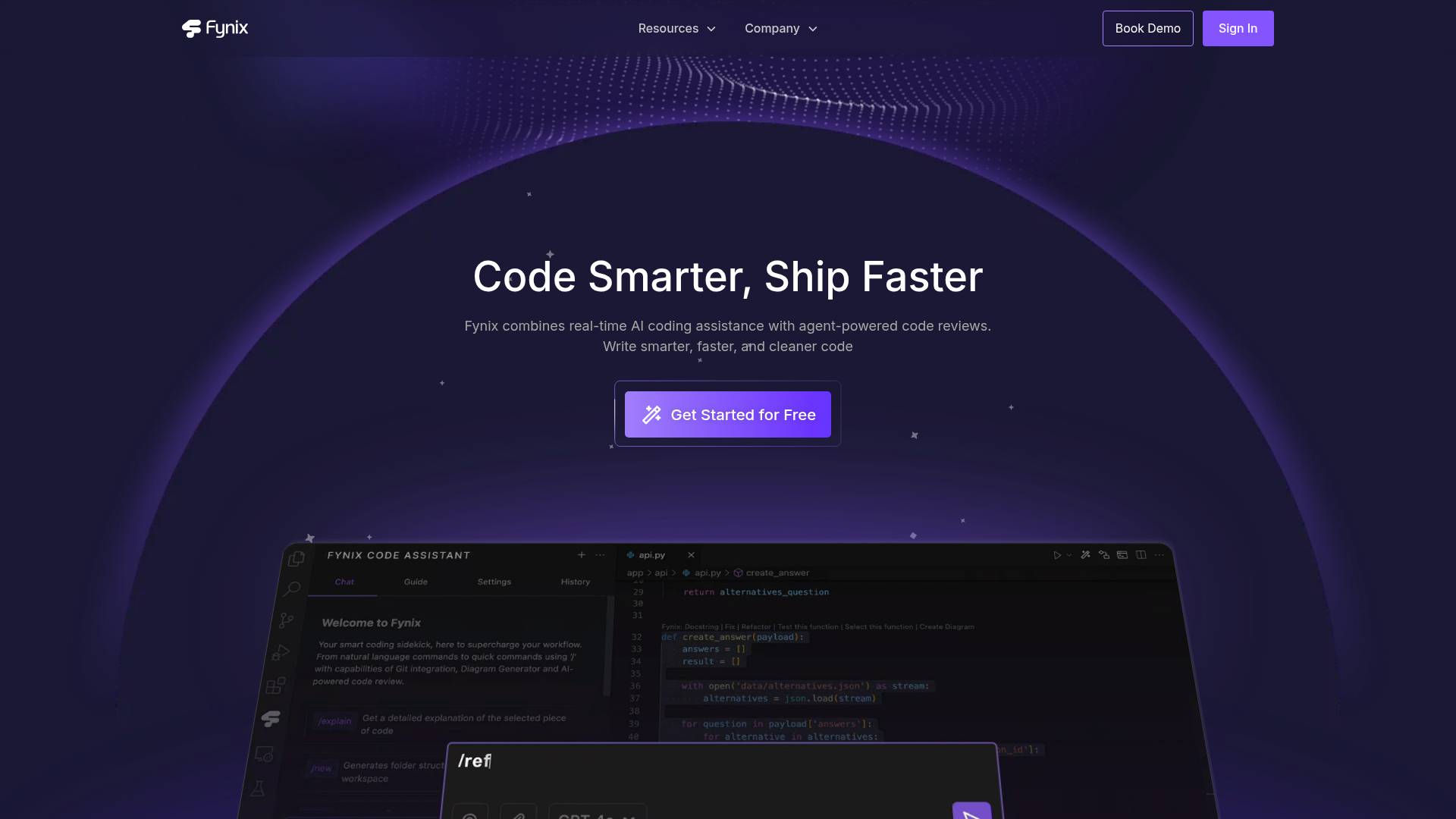 Fynix screenshot