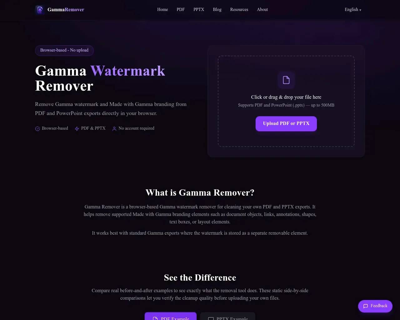 GammaRemover screenshot