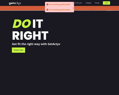 Getactyv screenshot