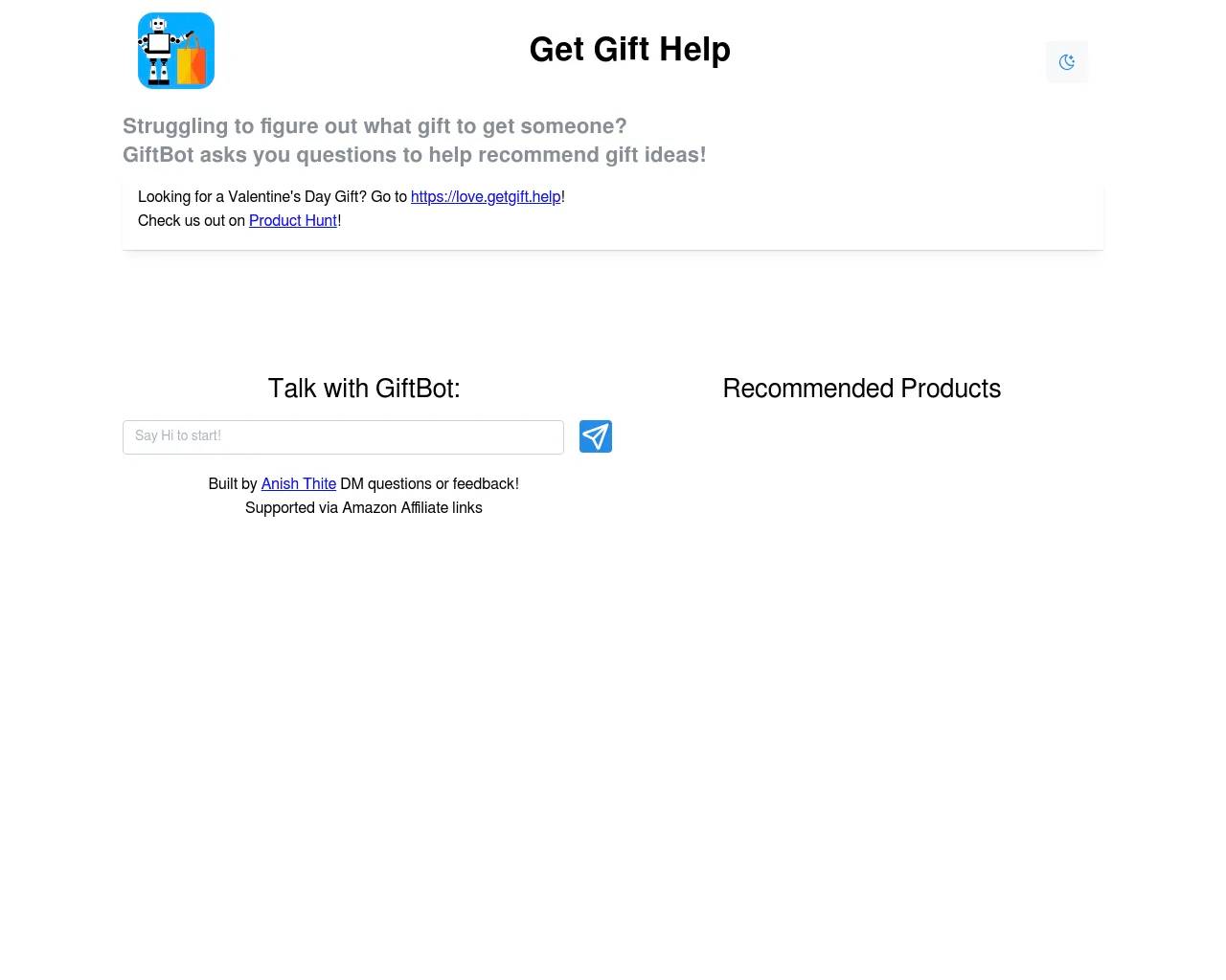 GiftBot screenshot