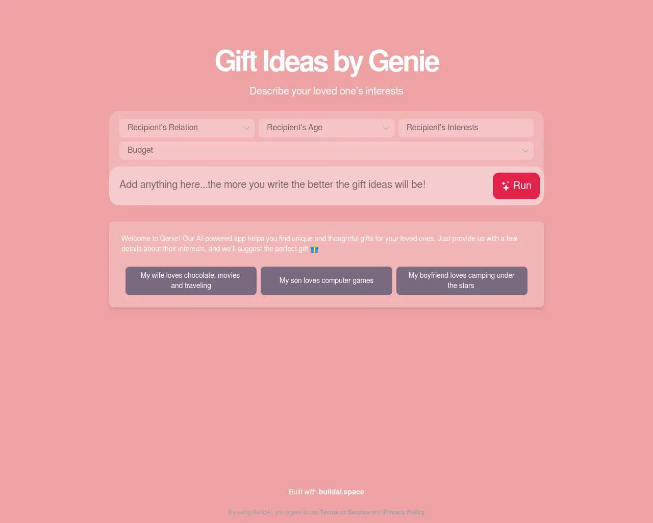 Gifts Genie