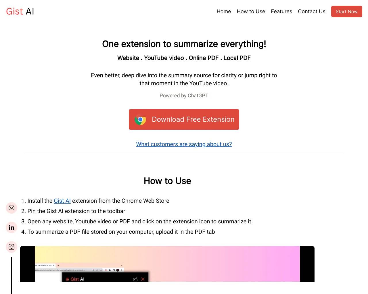 Gist AI screenshot