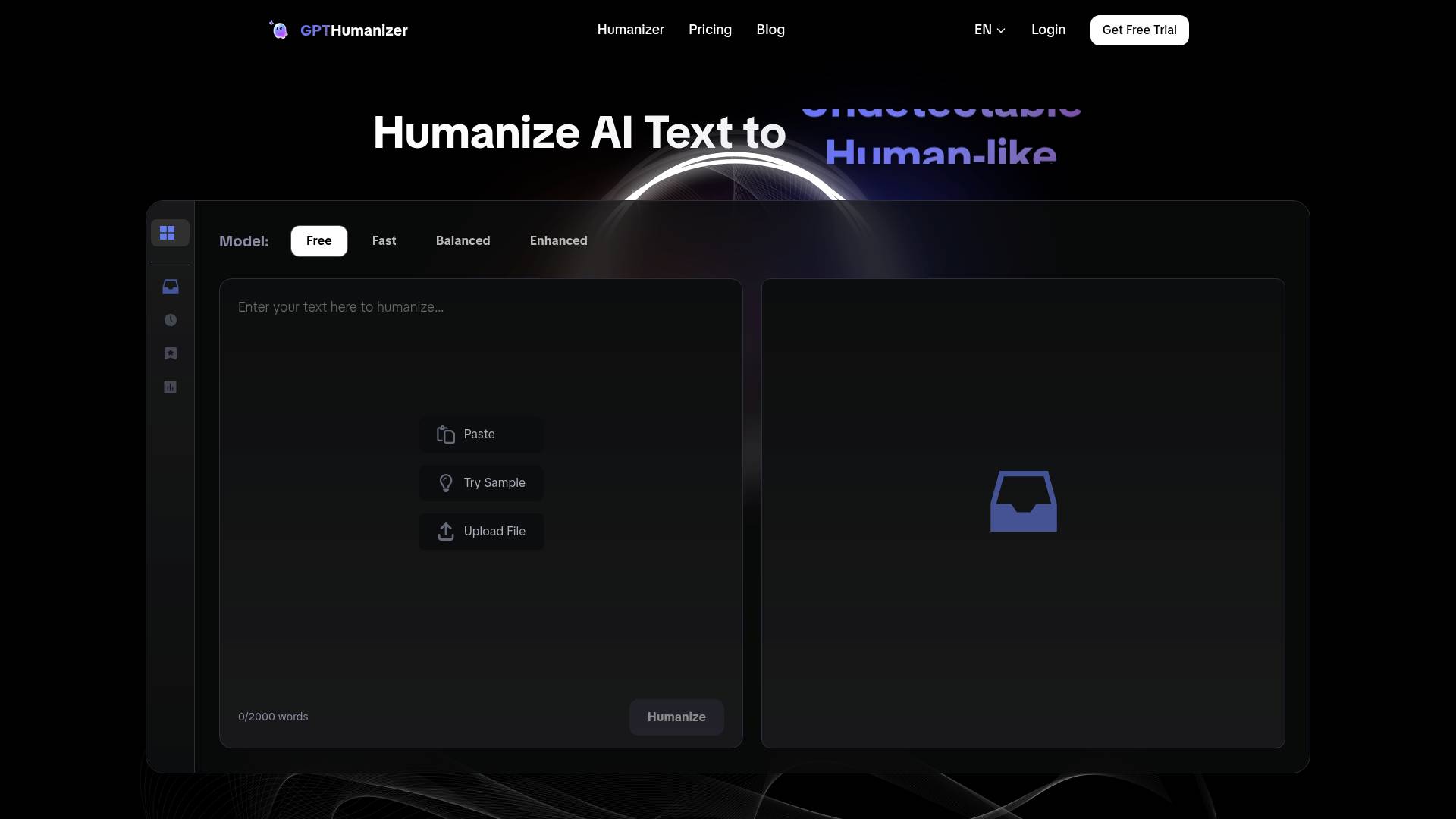 GPTHumanizer screenshot