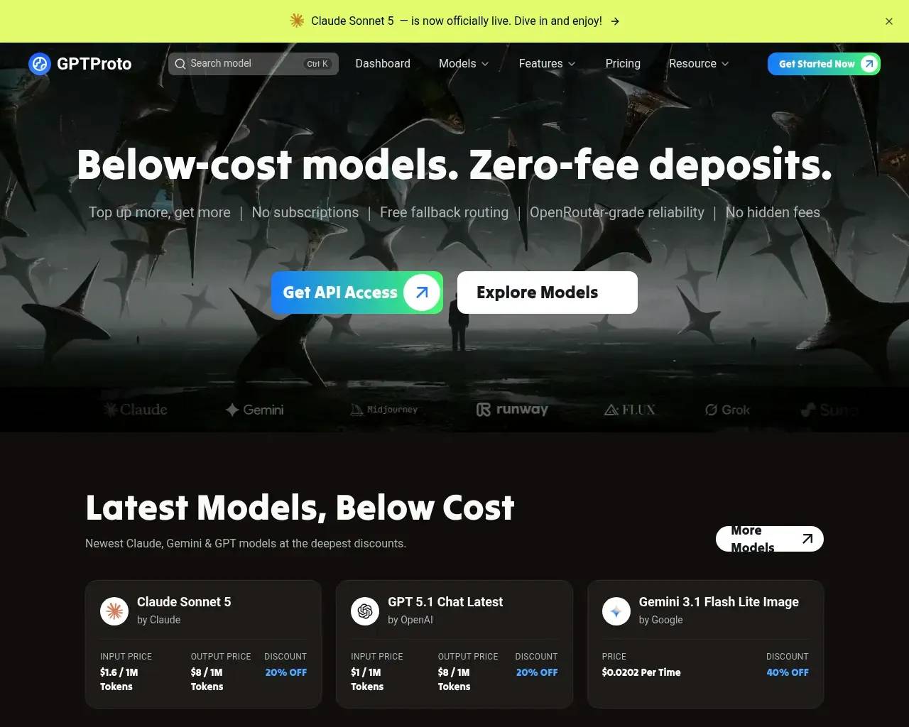 GPTProto screenshot