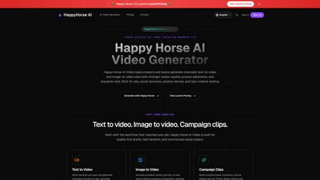 happyhorseai.pro screenshot