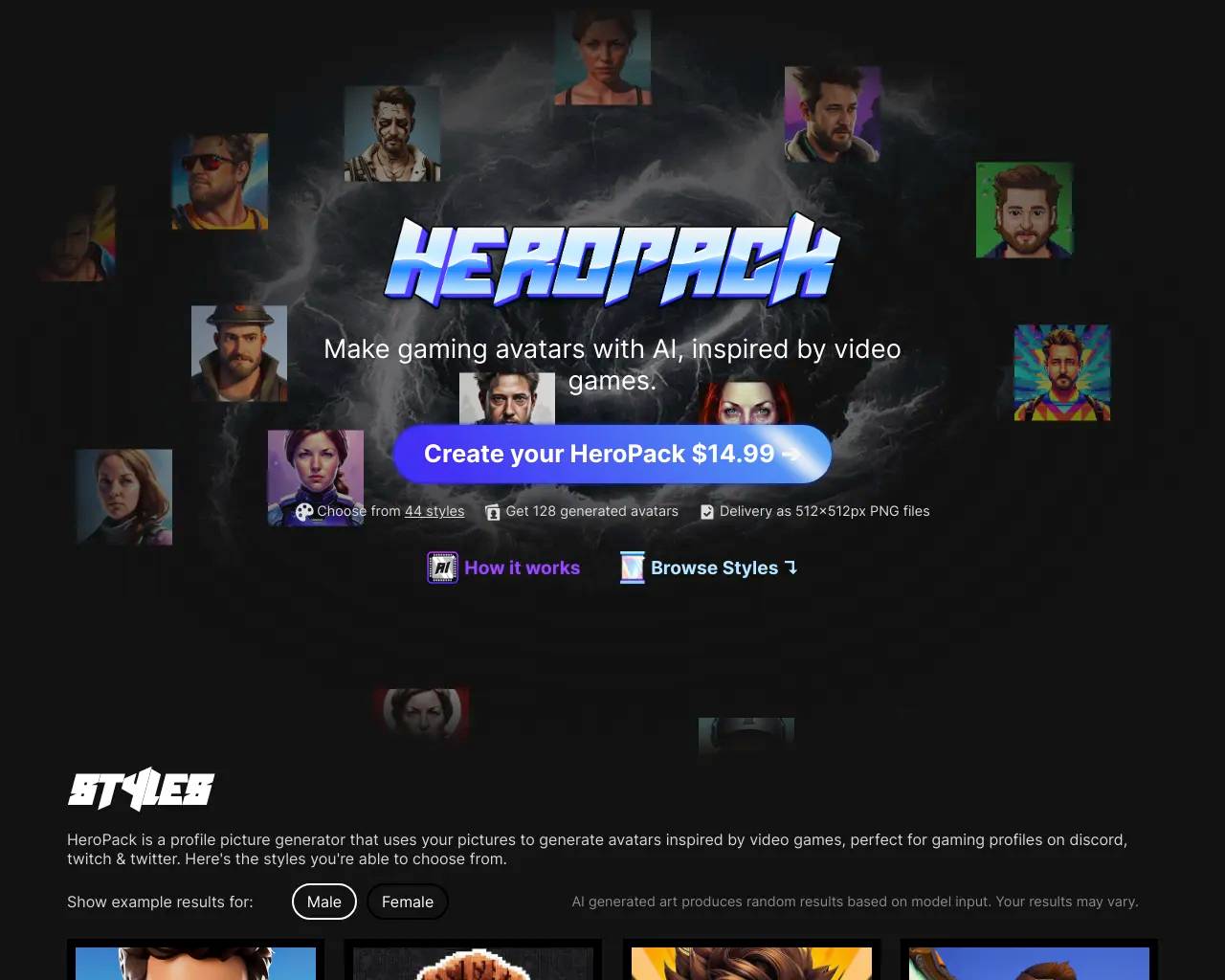 HeroPack screenshot