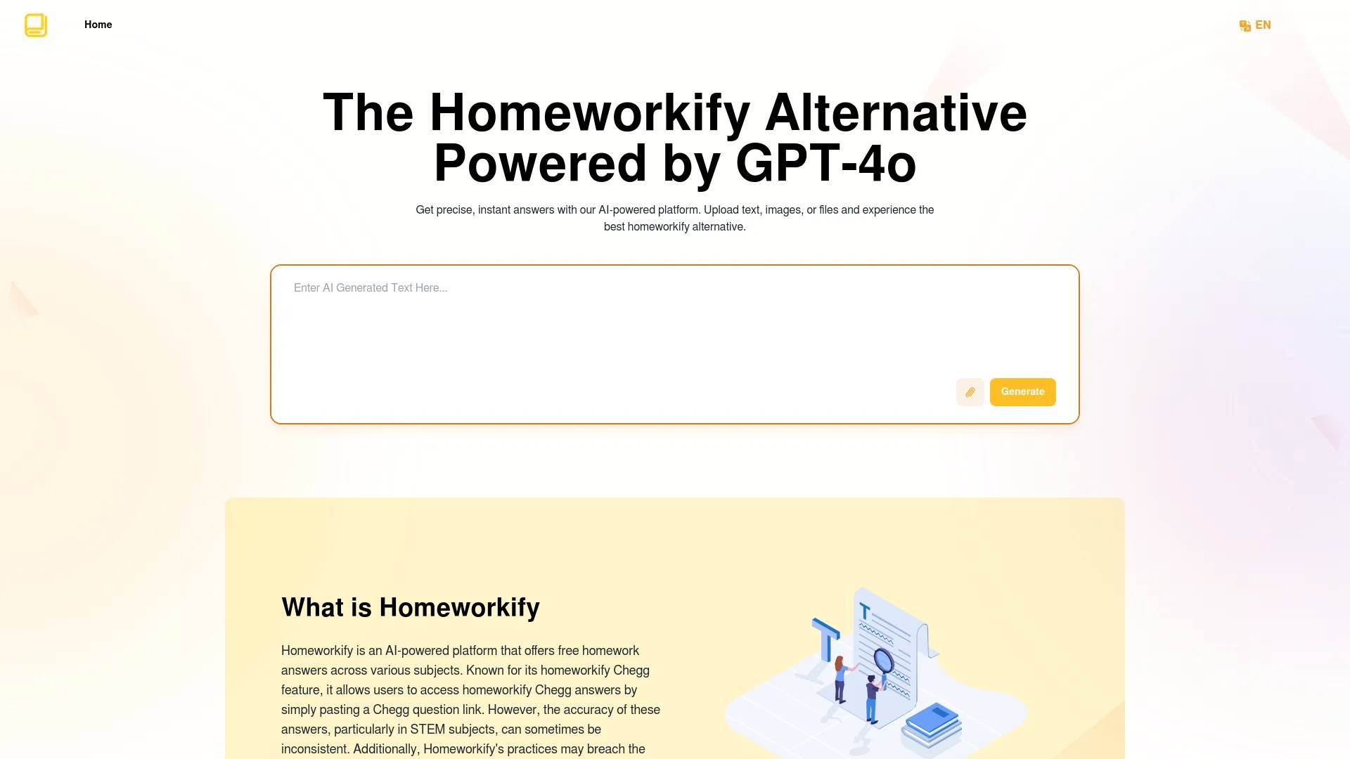 Homeworkify.im : Master Homework with GPT-4o screenshot