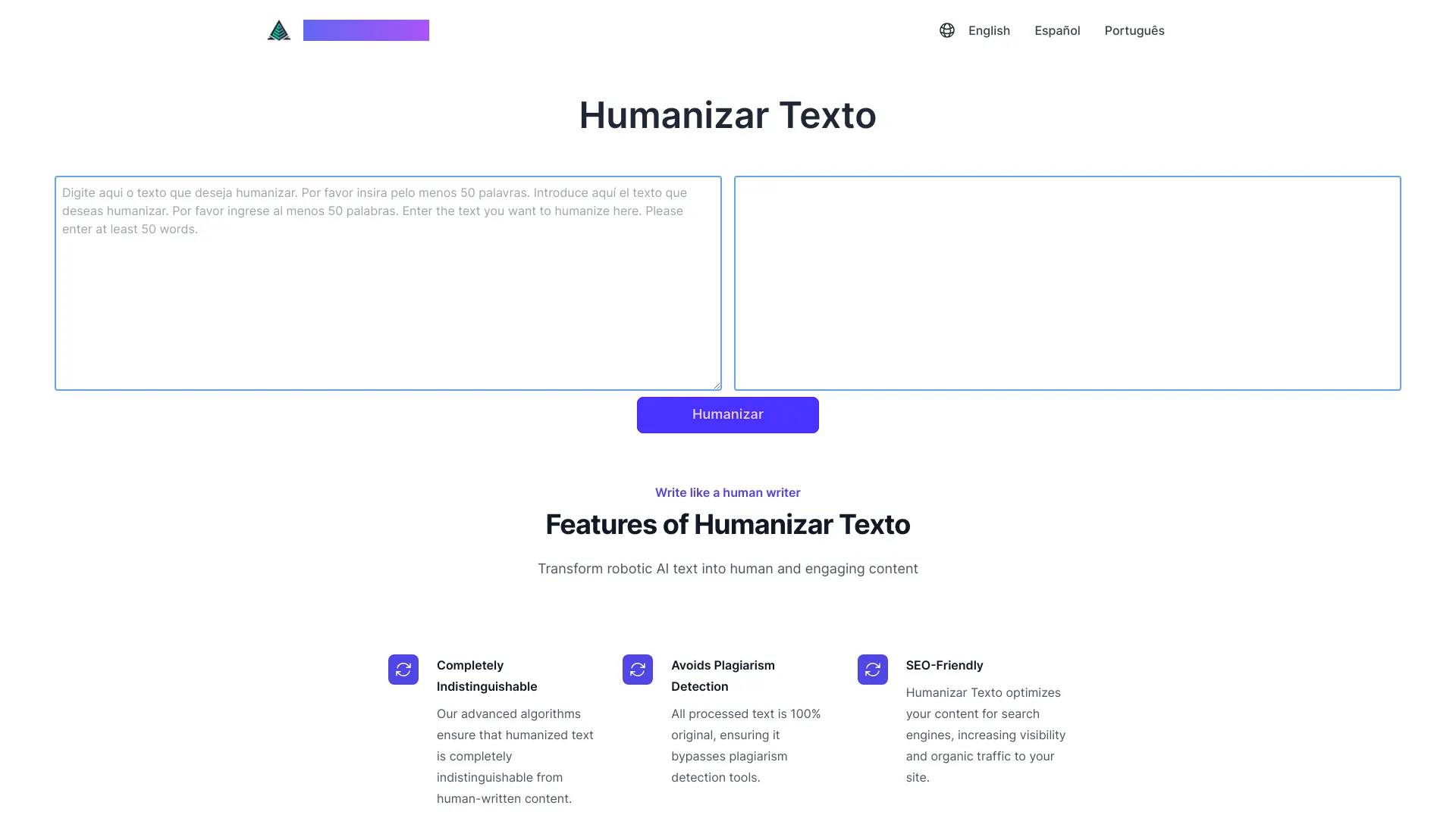 Humanizar Texto screenshot
