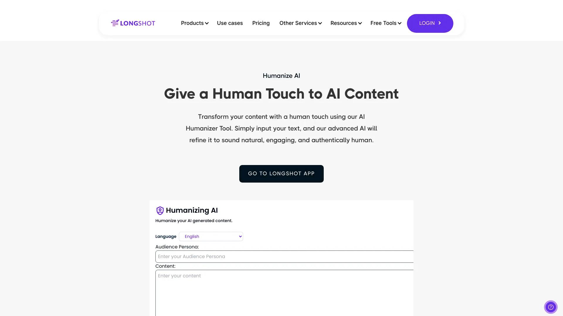 Humanize AI by LongShot