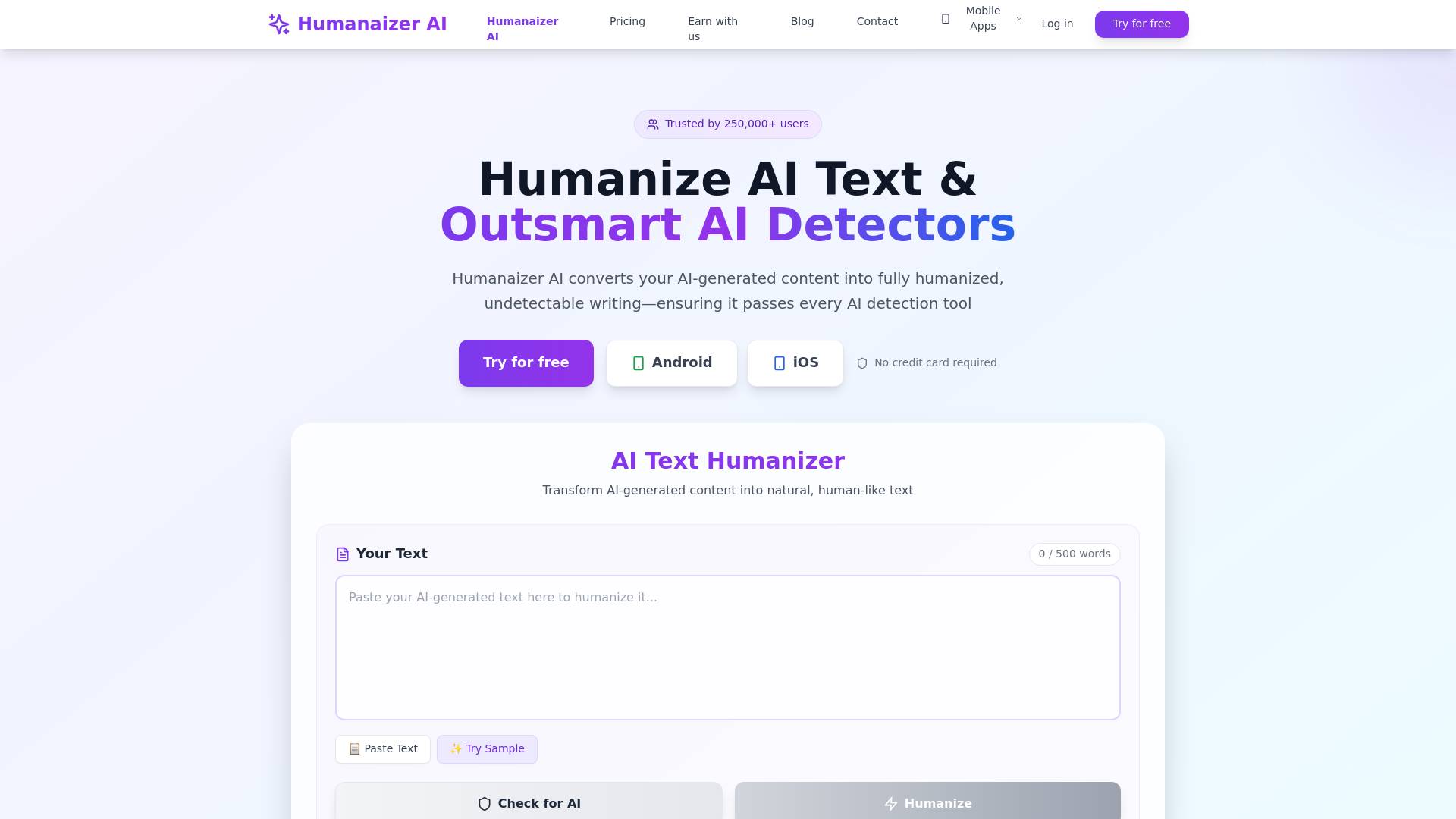 HumanizeThat screenshot