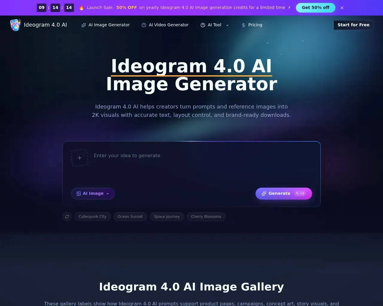 Ideogram 4.0 AI screenshot