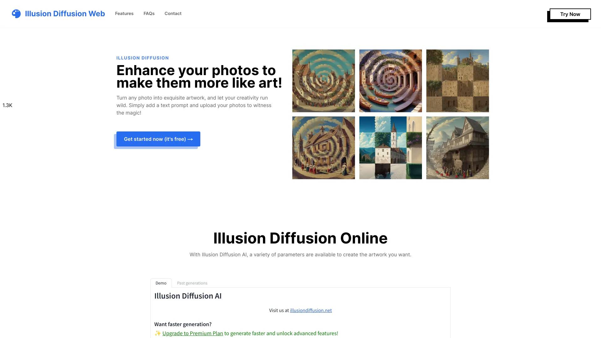 Illusion Diffusion AI screenshot