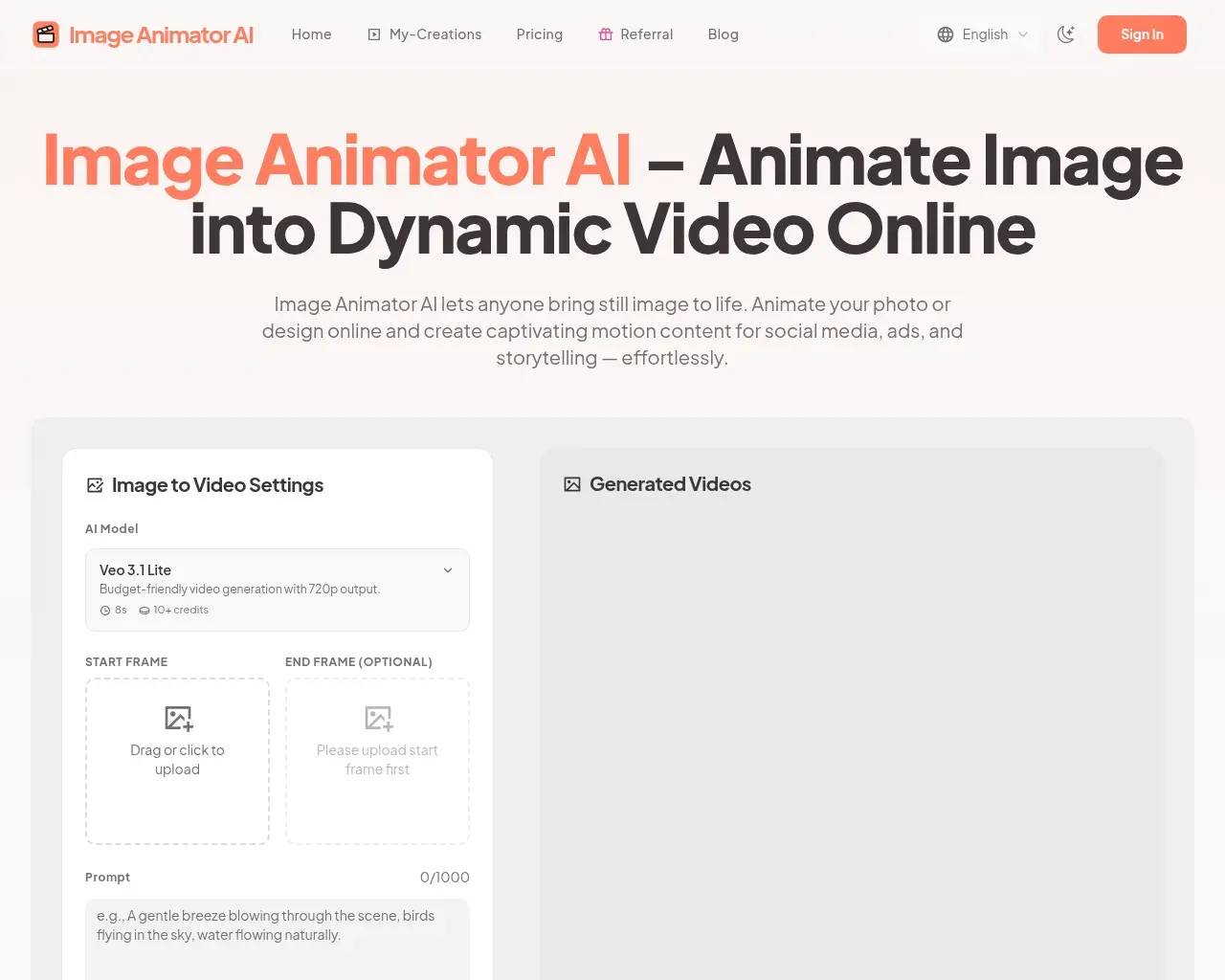Image Animator AI