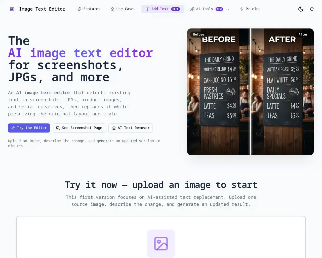 Image Text Editor