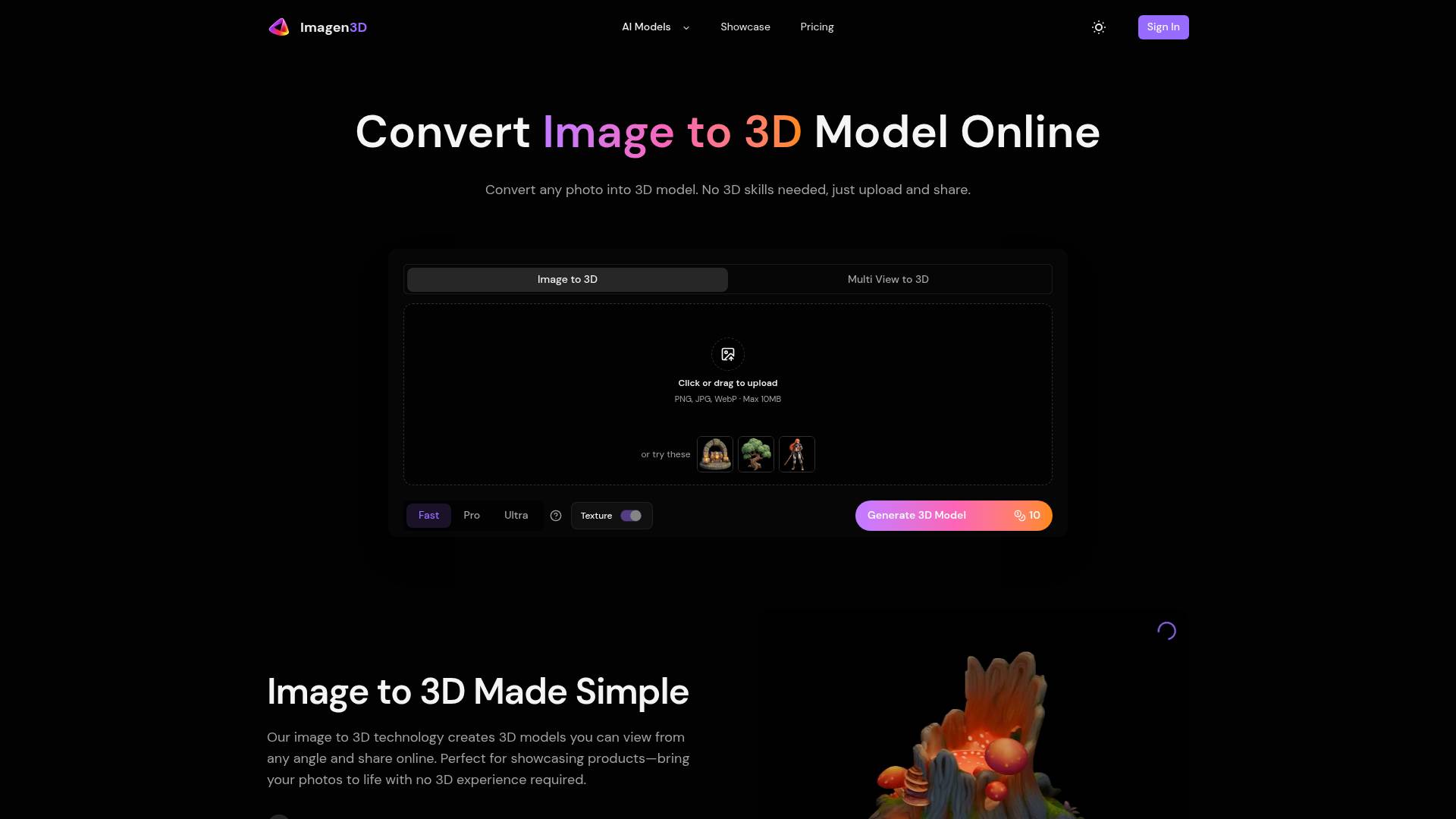 Imagen3d screenshot