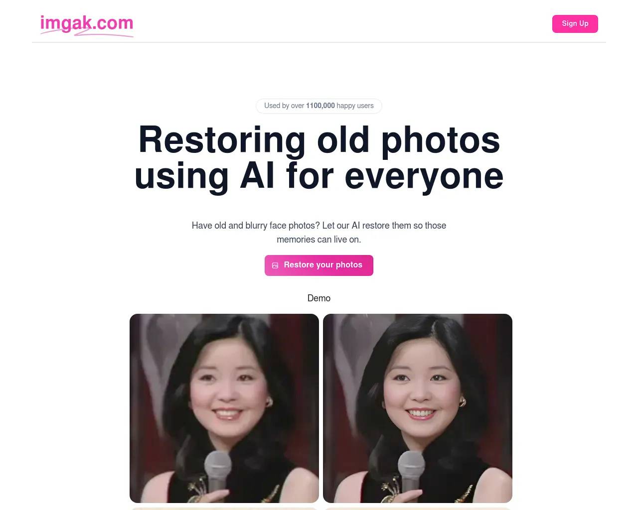 Imgak - 照片AI修复工具 screenshot