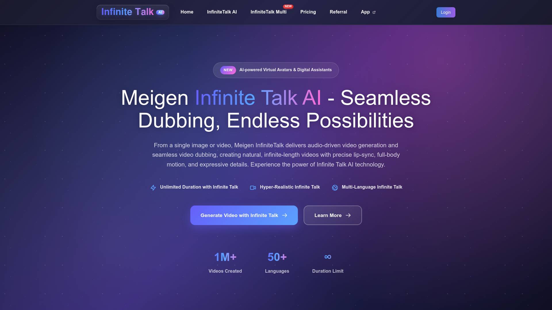 InfiniteTalk-AI-Video-Generator