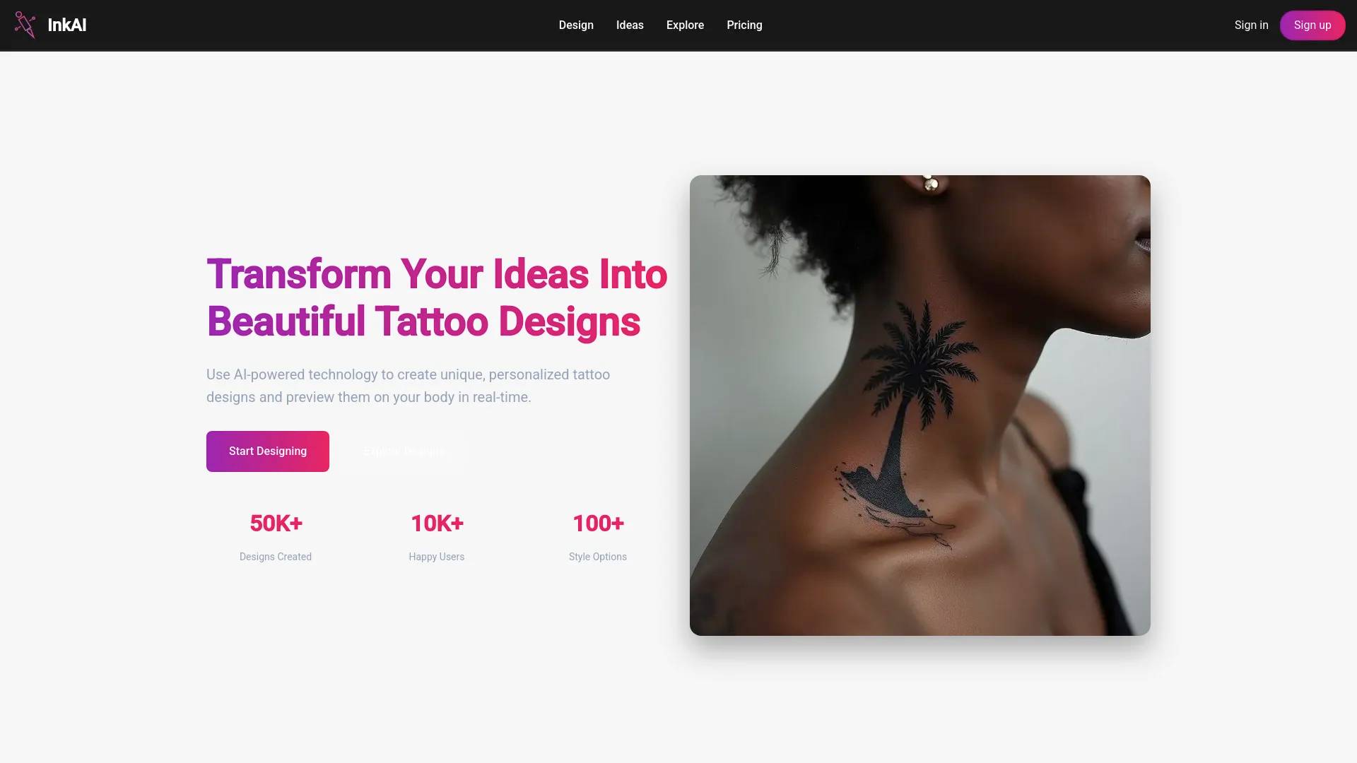 Ink AI - Tattoo Generator