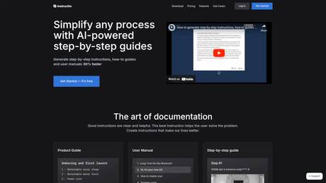 Instructio screenshot