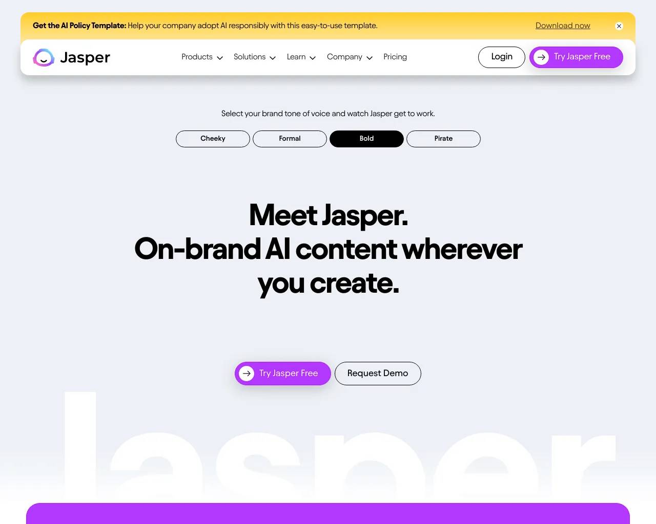 Jasper.ai screenshot