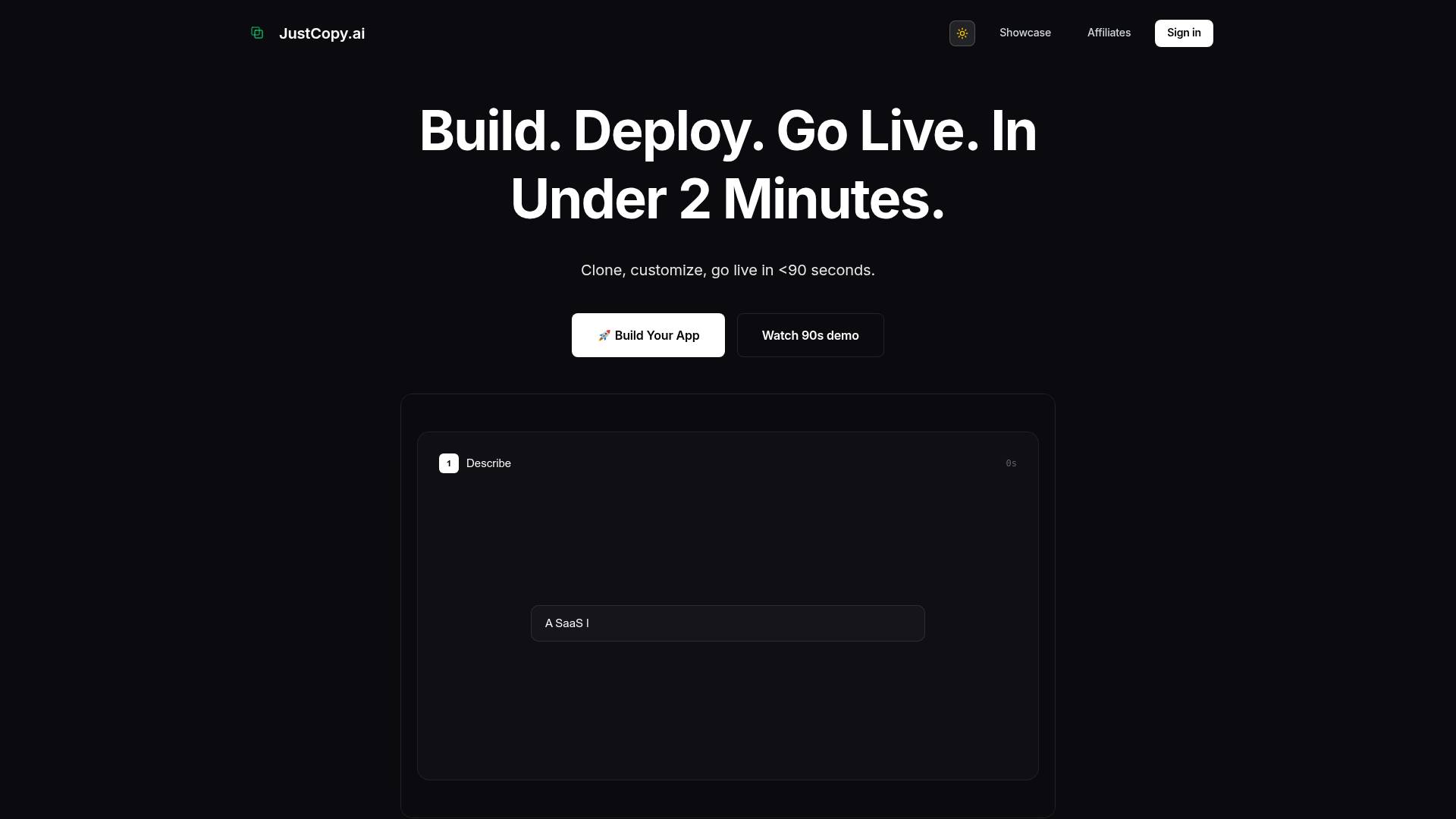 JustCopy AI screenshot
