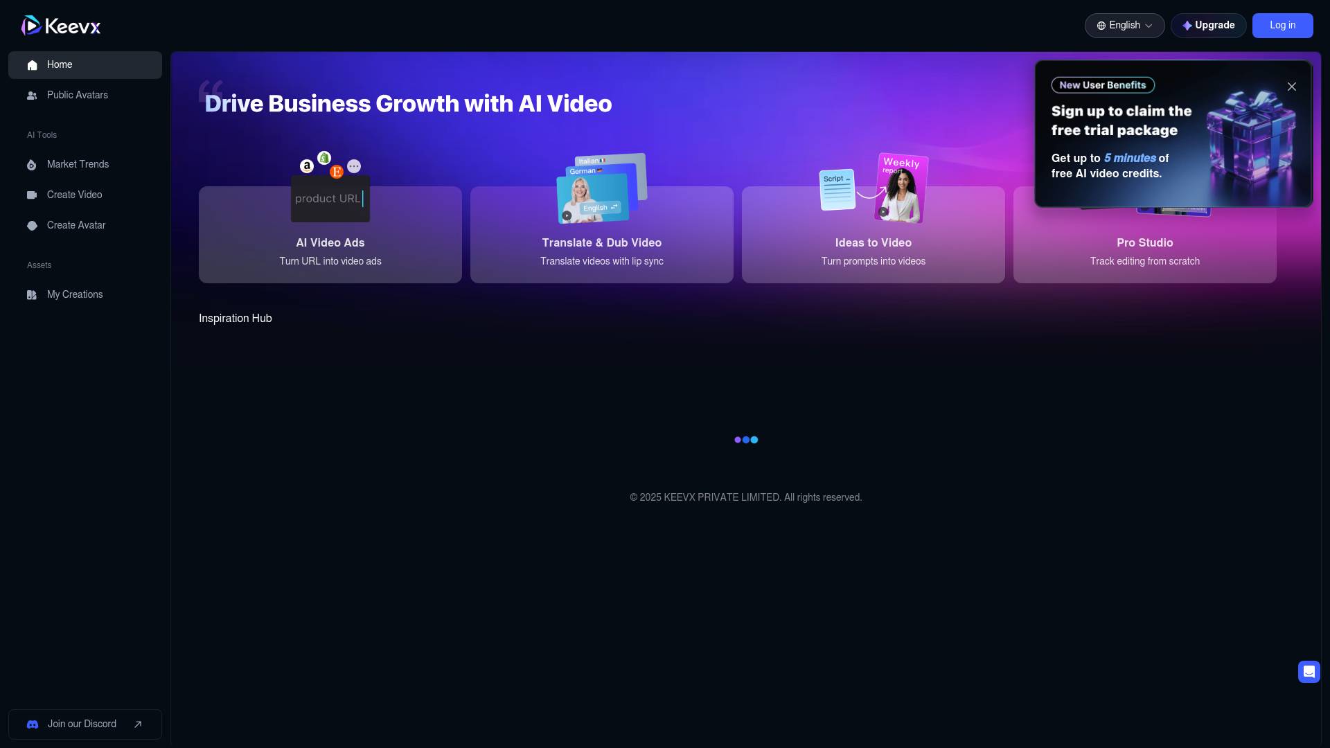 Keevx screenshot