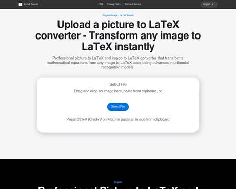 LatexConvert screenshot