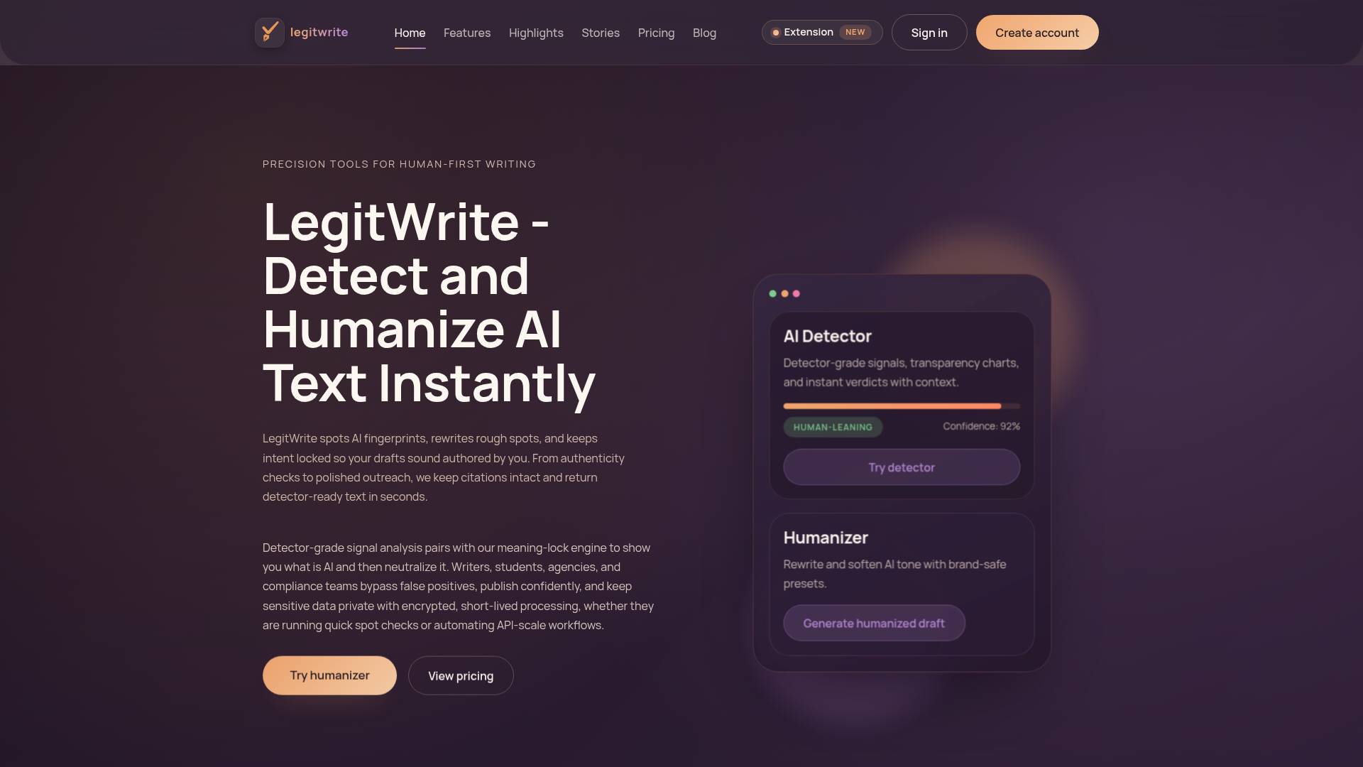 LegitWrite screenshot