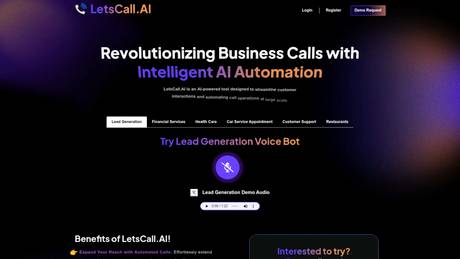 LetsCall.AI screenshot