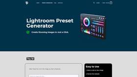 Lightroom Preset Generator screenshot