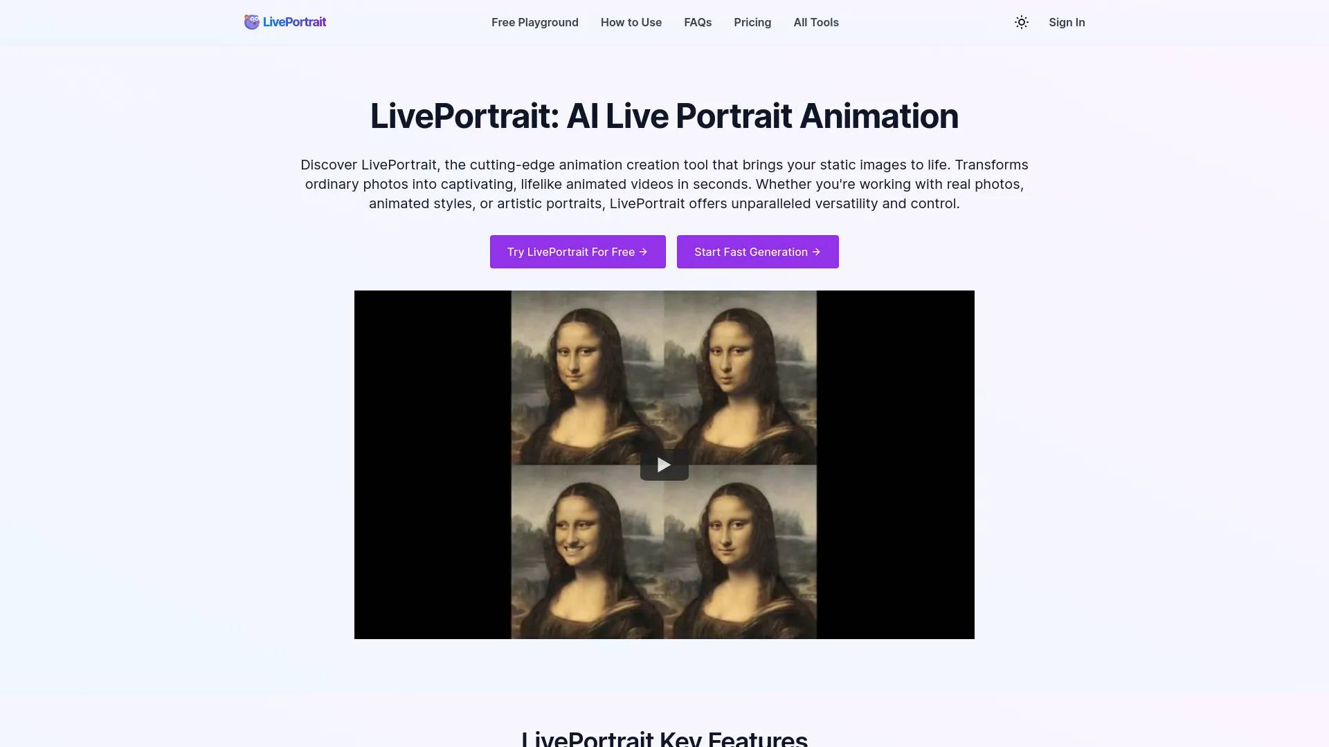 LivePortrait screenshot