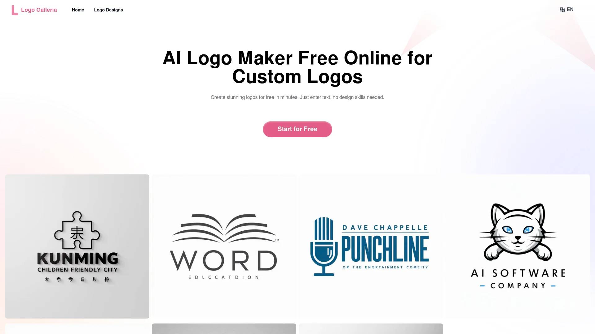 LogoGalleria : AI Logo Maker with Precision Free Online